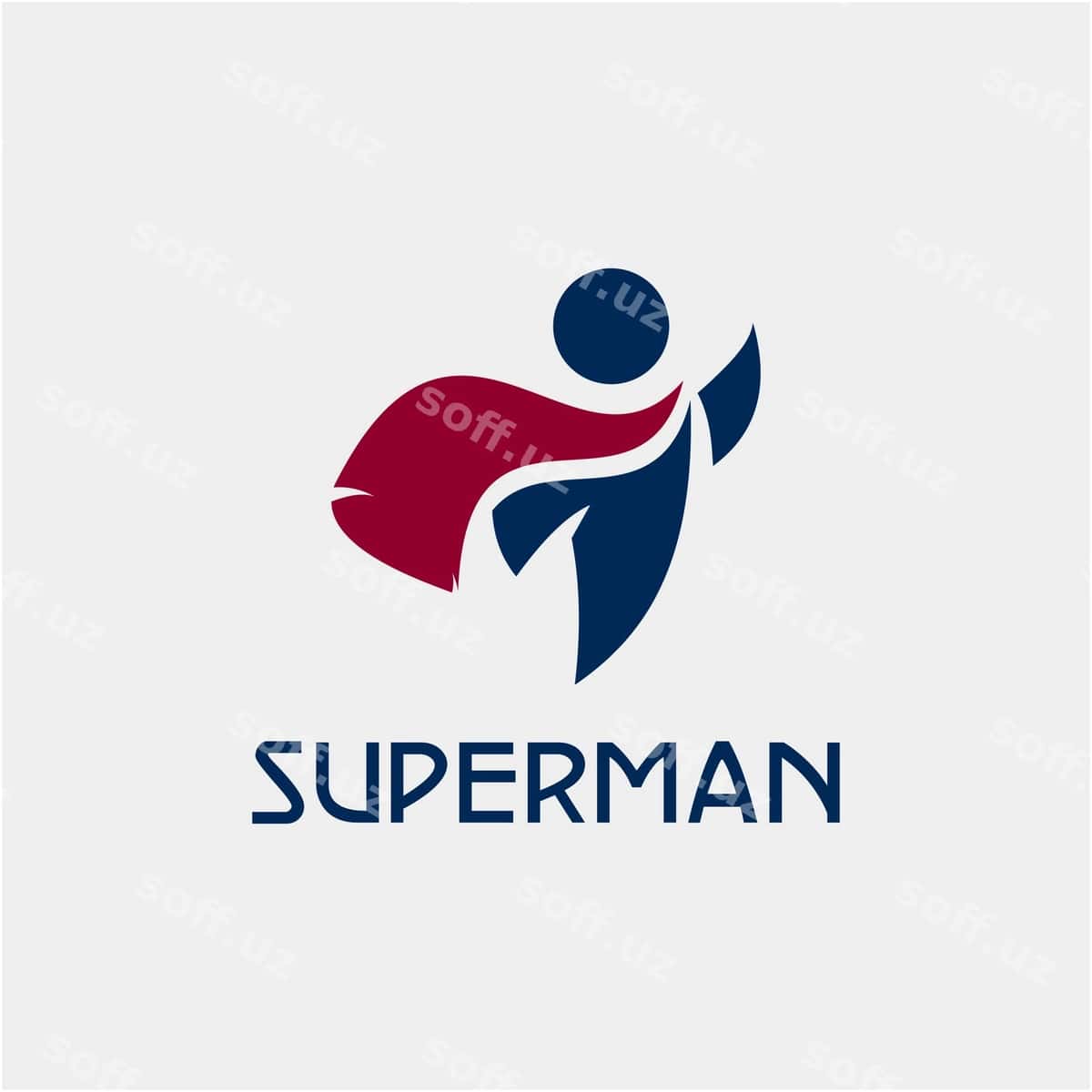 Superman vektor dizayn illustratsiyasi | Superman vector design illustration 1