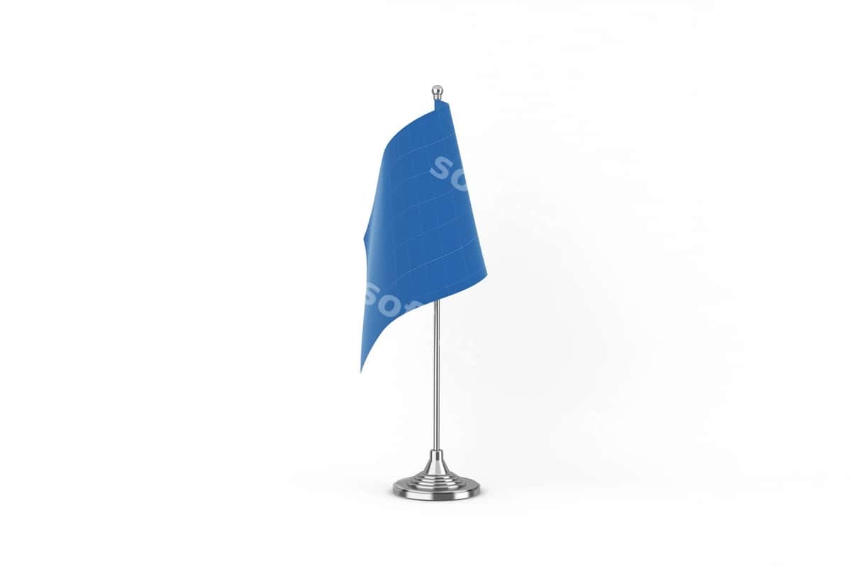 Jadval bayrog'i maketi | Table flag mockup 1