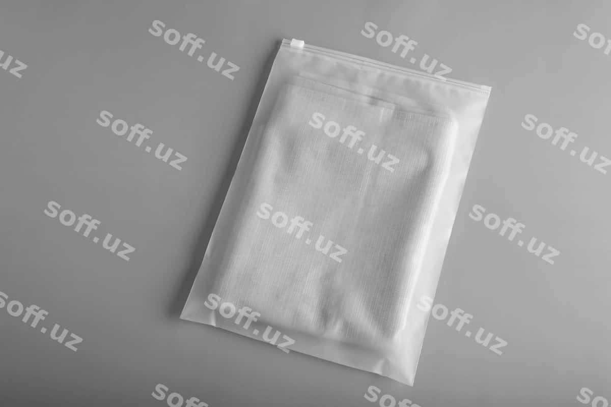 Yuqori ko'rinish shaffof sumka mockup | Top view transparent bag mockup 1