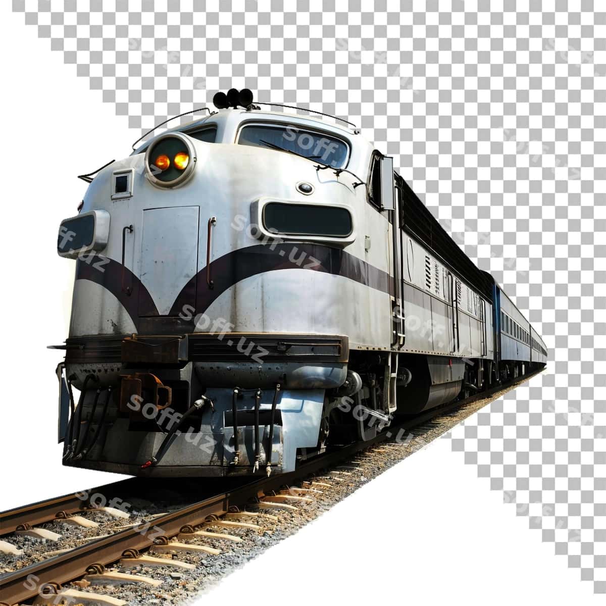 Poyezd old tomoni ko'ndalang bo'lgan yo'llardir | Train is tracks with cross front 1