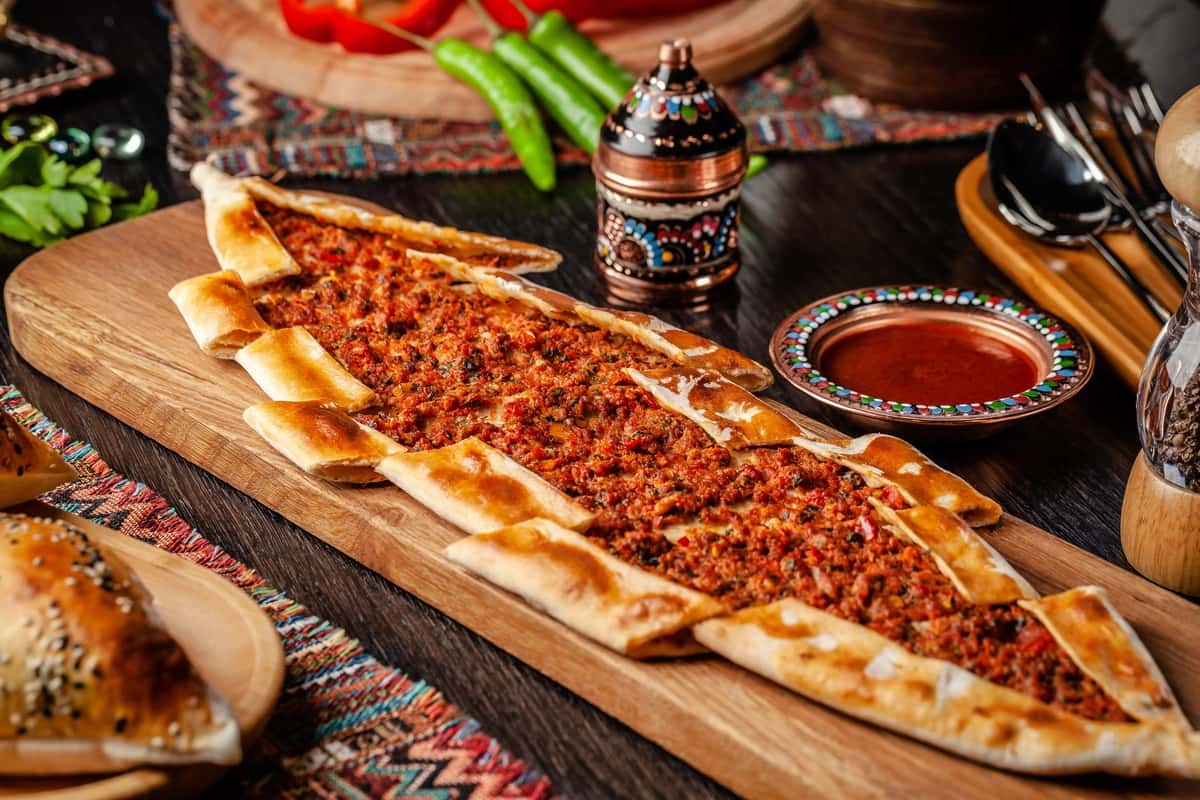 Go'shtli turk pitsa | Turkish pizza pita with meat 1