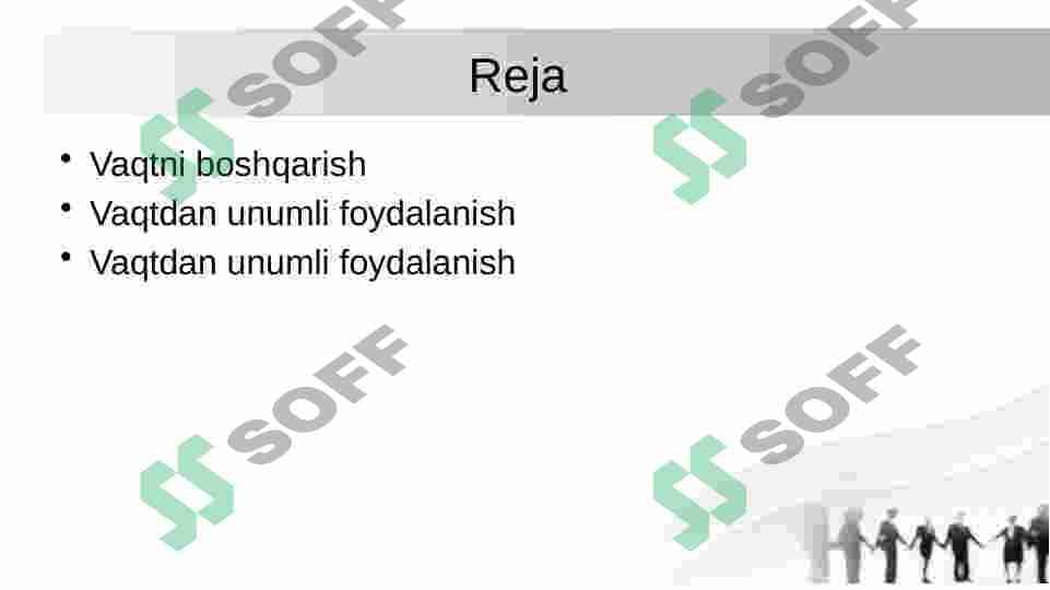 Vaqtni boshqarish 2