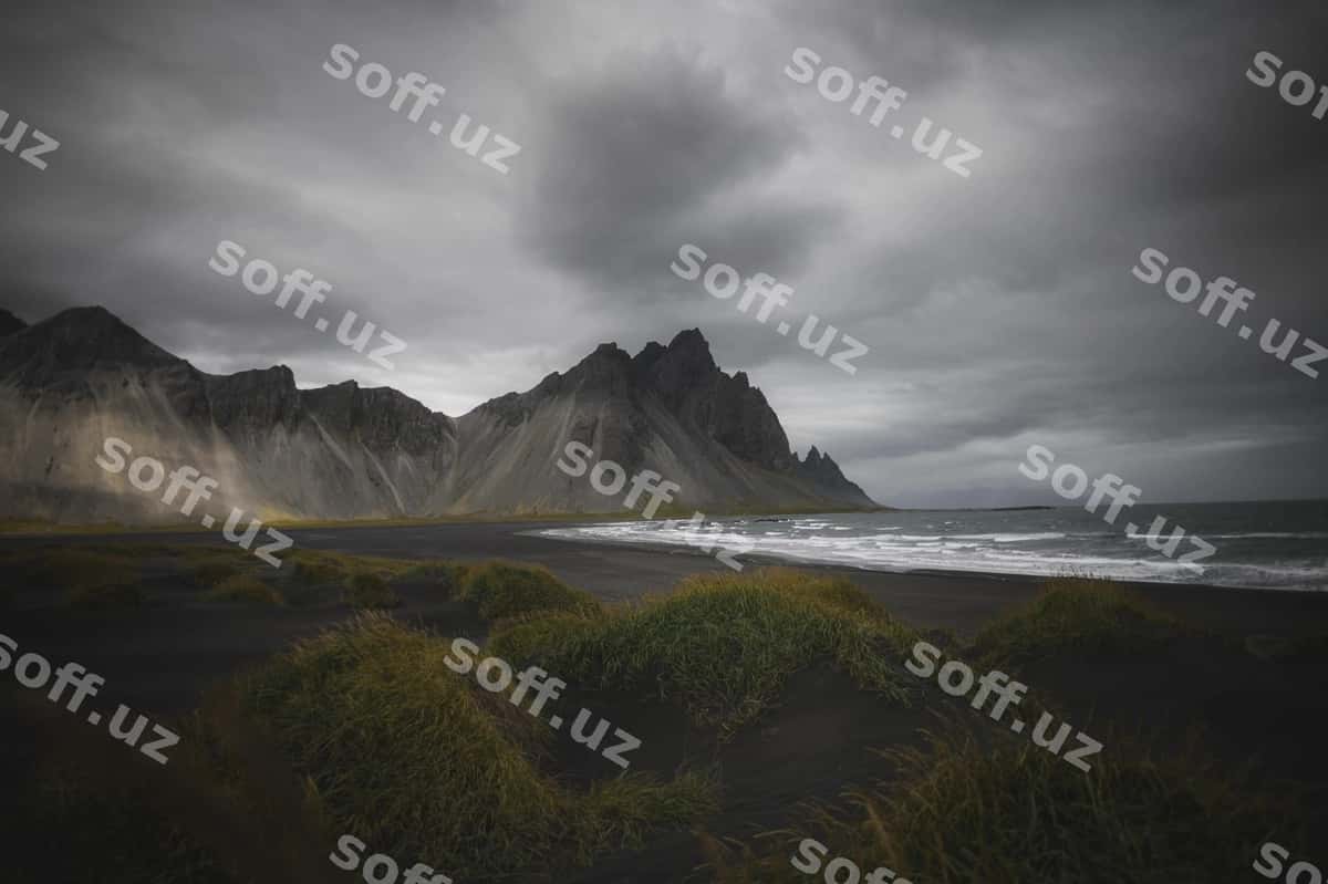 Manzara Icelandning janubiy sohoni | View iceland s south shore 1