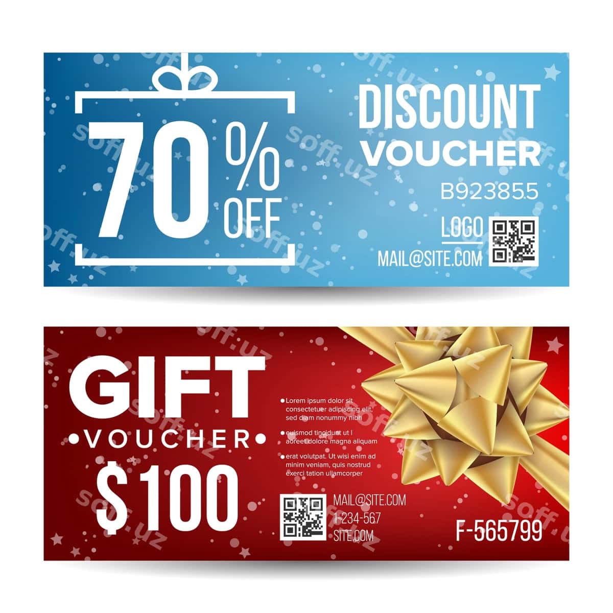 Voucher dizayni | Voucher design 1