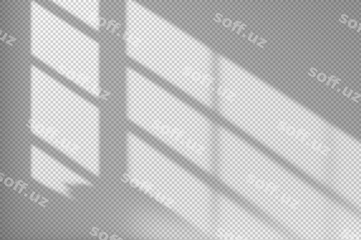 Devor soyg'a silueti ustiga qo'yilgan fonscena dizayni | Wall shadow overlay background design 1