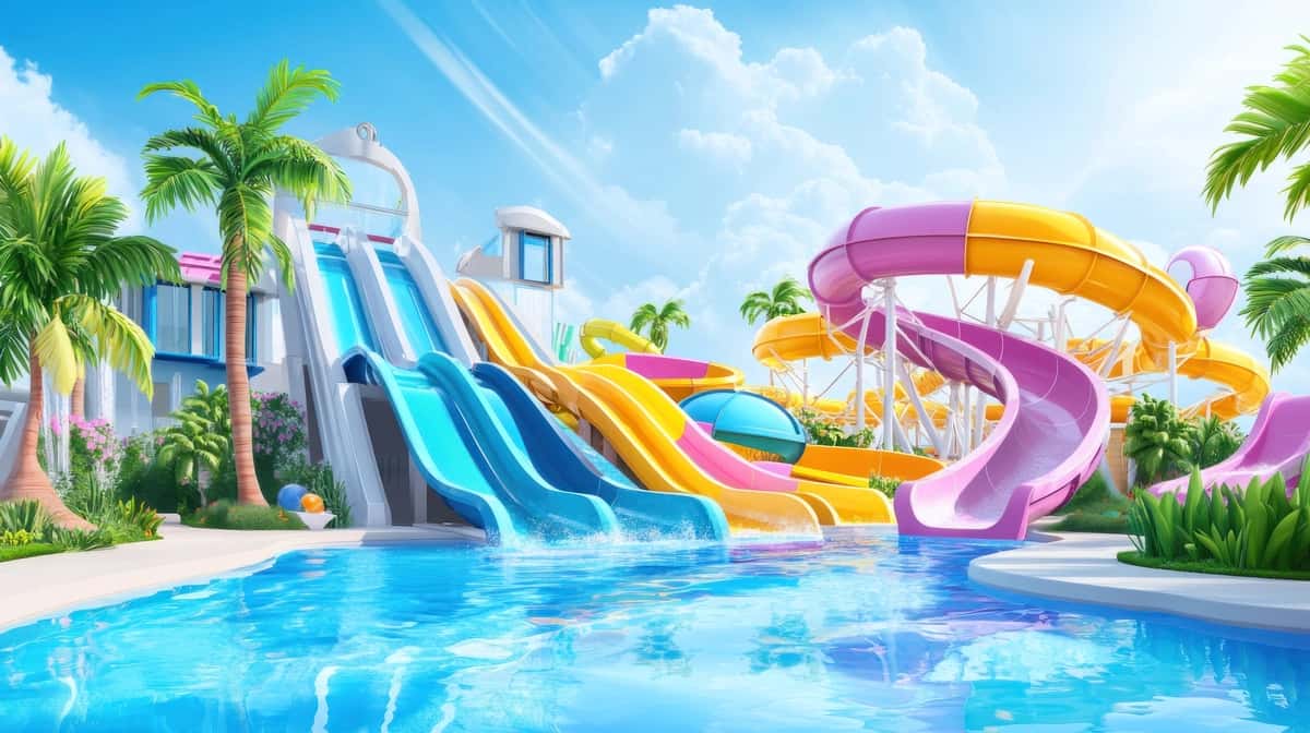 Suv parki qiziqarli | Water park fun 1