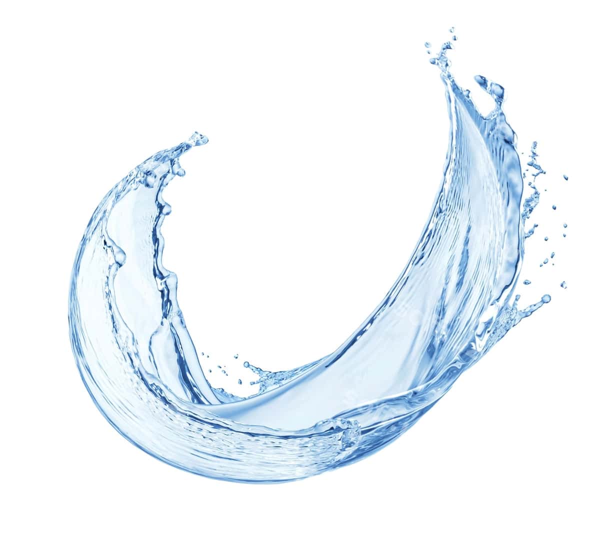 Suv ro'ya izolyatsiya qora-fon | Water splash isolated white background 1