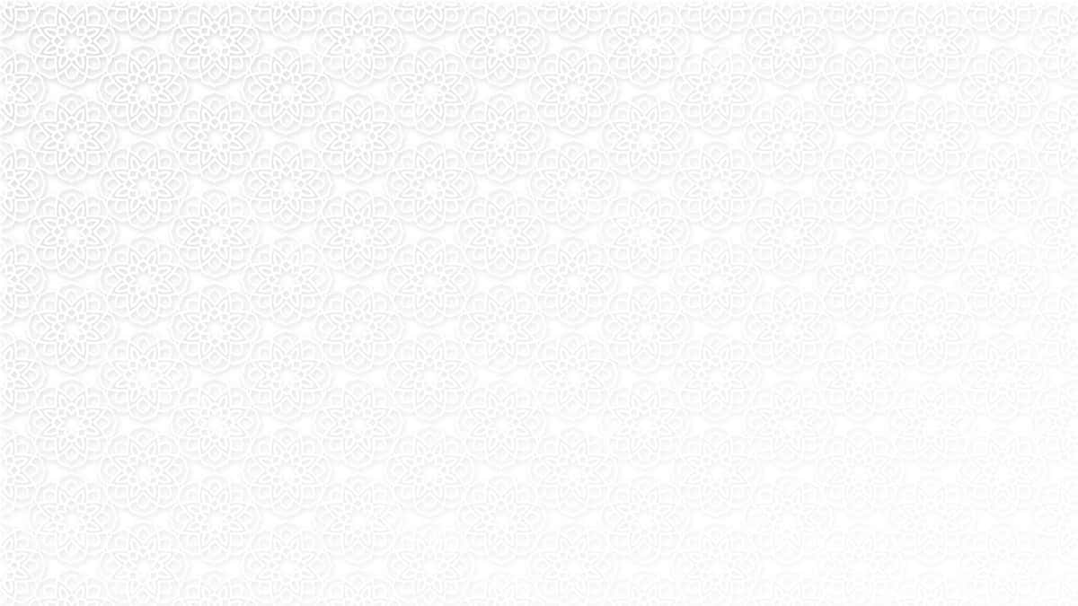 Oq orqa fonda islom uslubida | White background with islamic style 1