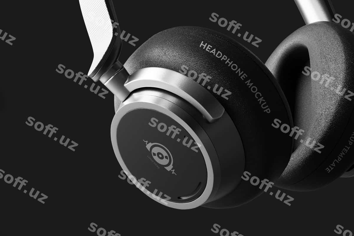 Arsiz quloqchin namunasi | Wireless headphone mockup 1