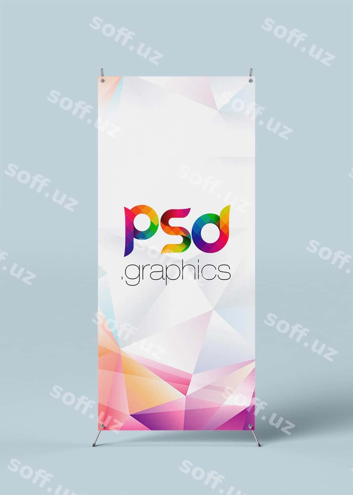 Xstand baner namuna reklamasi | Xstand banner mockup promotion 1