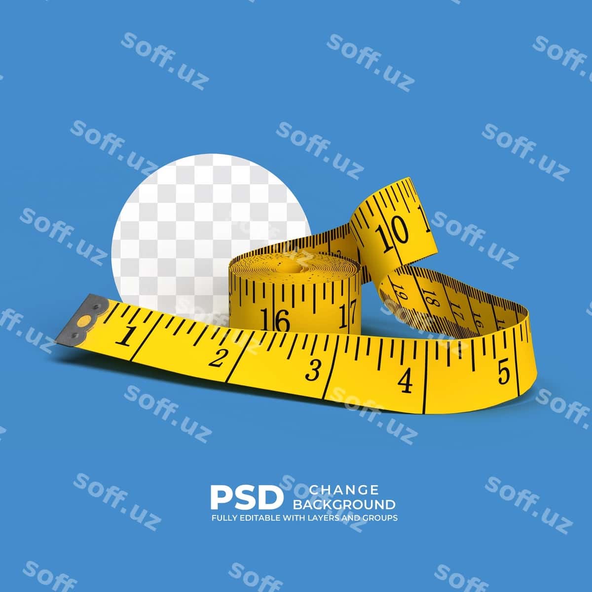 Qizil o'lchov lenta | Yellow measuring tape 1