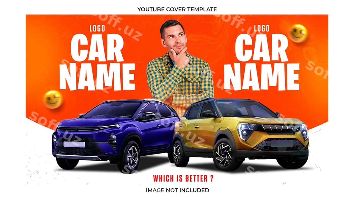YouTube qop shablon dizayni | You tube cover template design 1