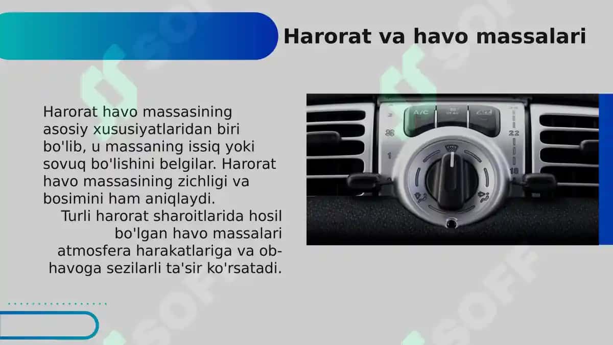 Havo massalari 6