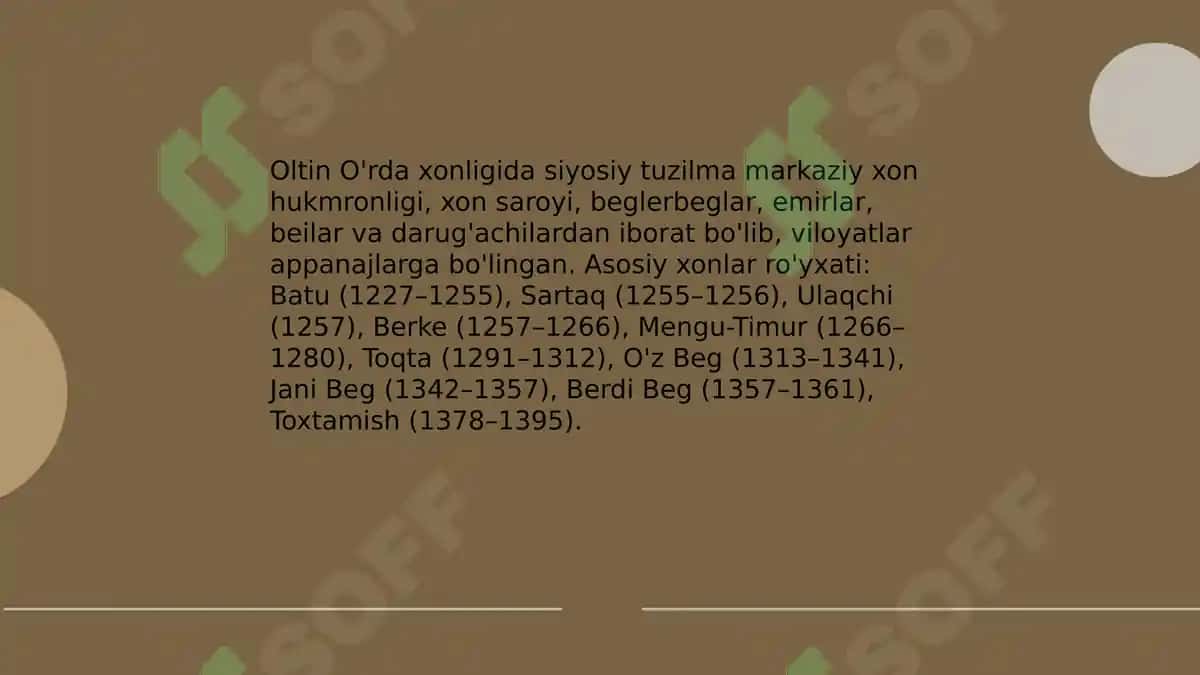 Oltin O'rda xonligi 4