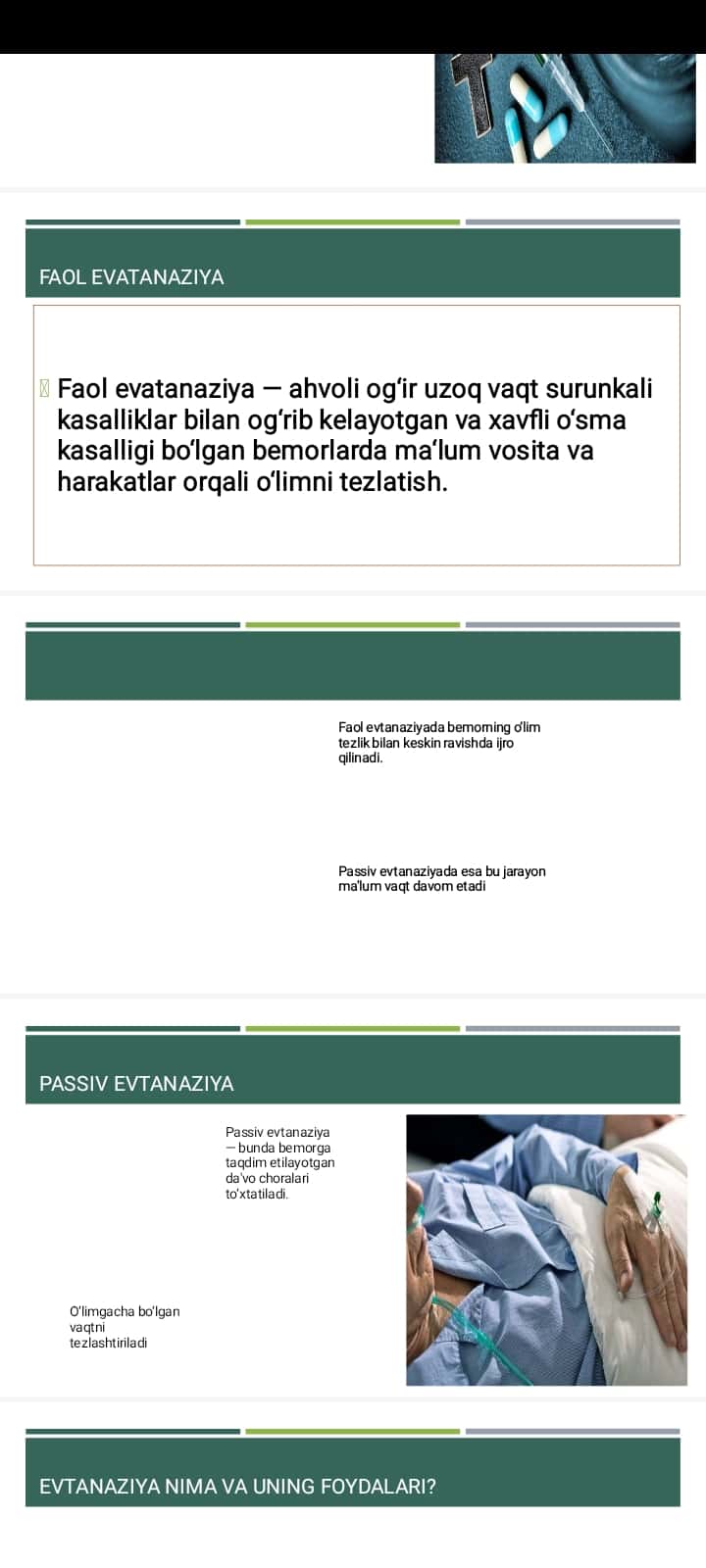 Evtanaziya muammolari