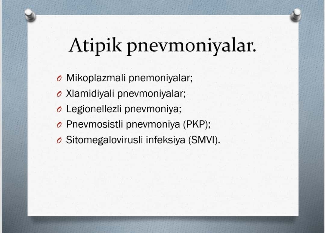 Atipik pnevmoniya