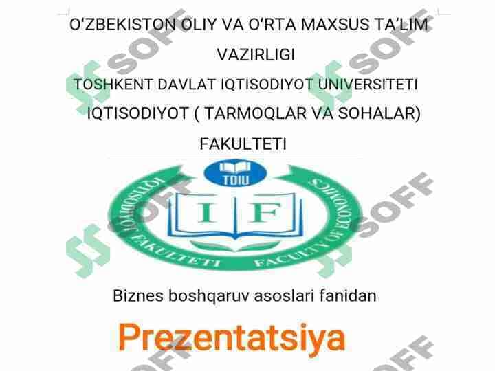 Biznes reja haqida tushuncha va mening biznes rejam.