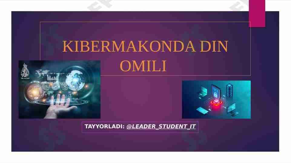 KIBERMAKONDA DIN OMILI