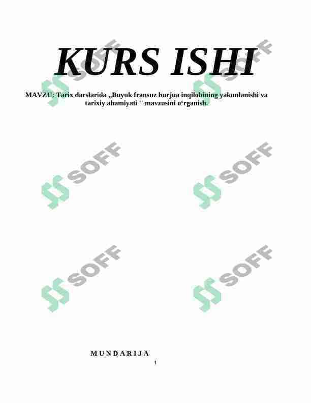 Tarix darslarida ,,Buyuk fransuz burjua inqilobining yakunlanishi va tarixiy ahamiyati '' mavzusini oʻrganish.