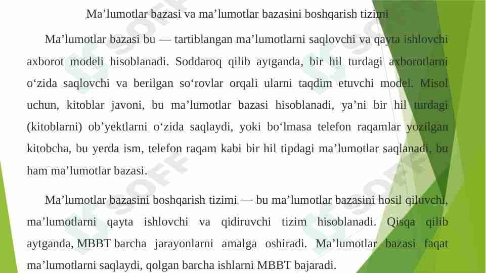 Soliq tizimi MBBT