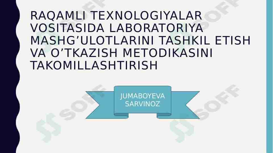 Raqamli texnologiyalar