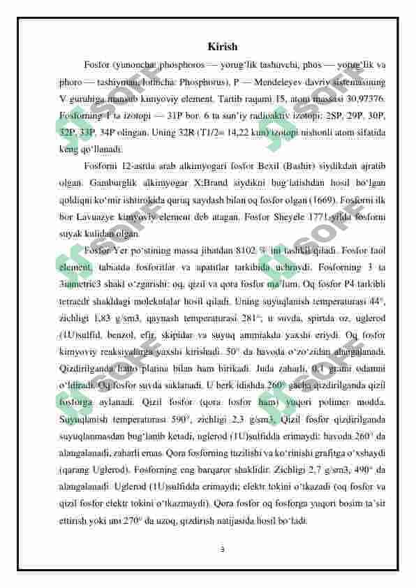 Fosforli moddalar va energiya almashinishidagi ro‘li.