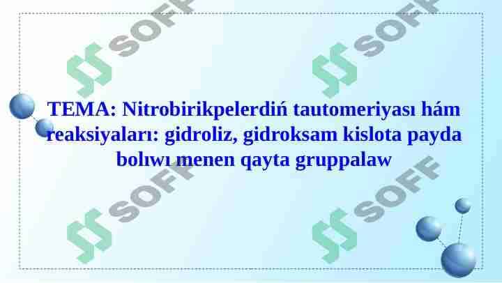 Nitrobirikmalar