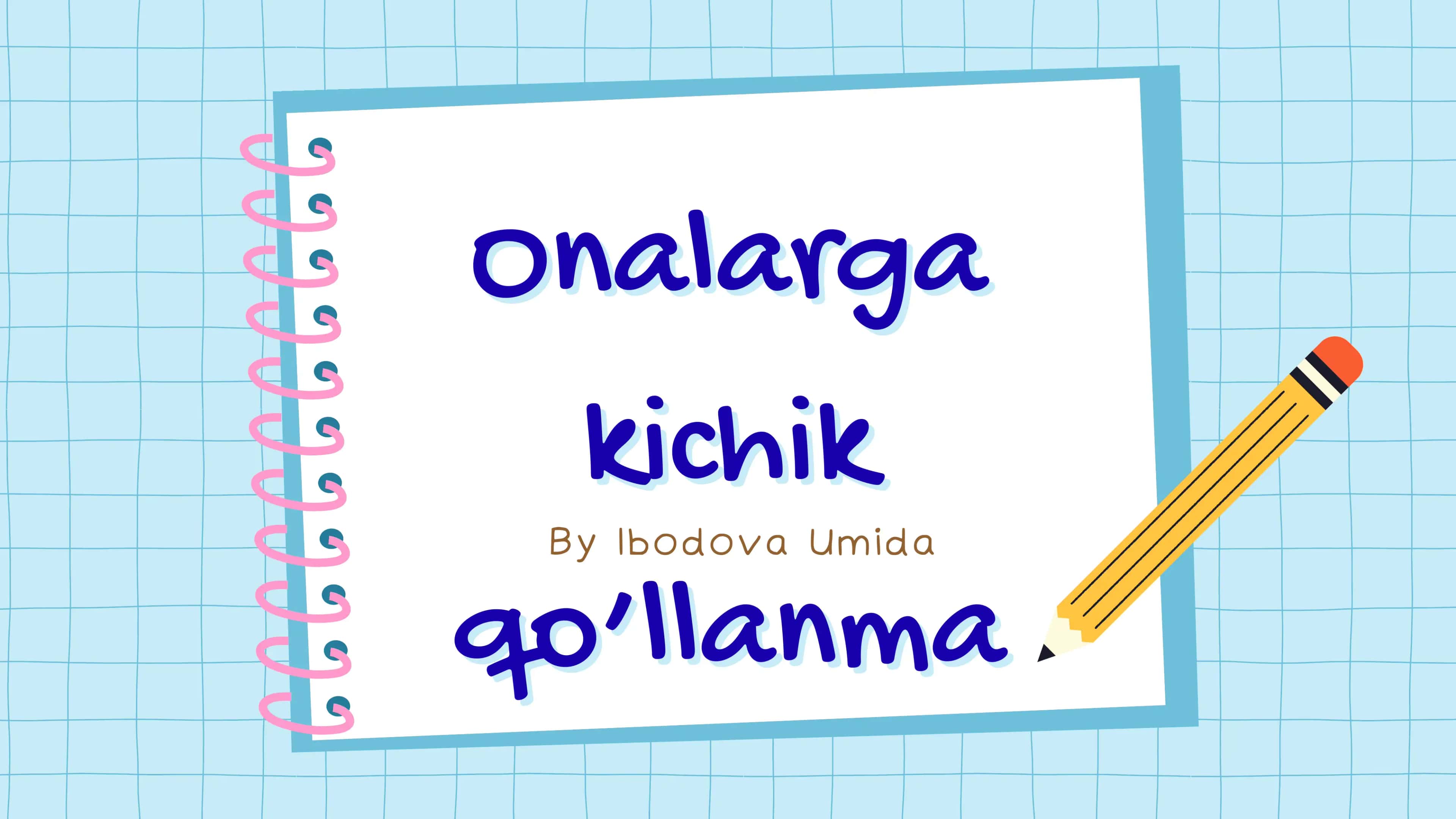 Bolalar uchun taomnoma