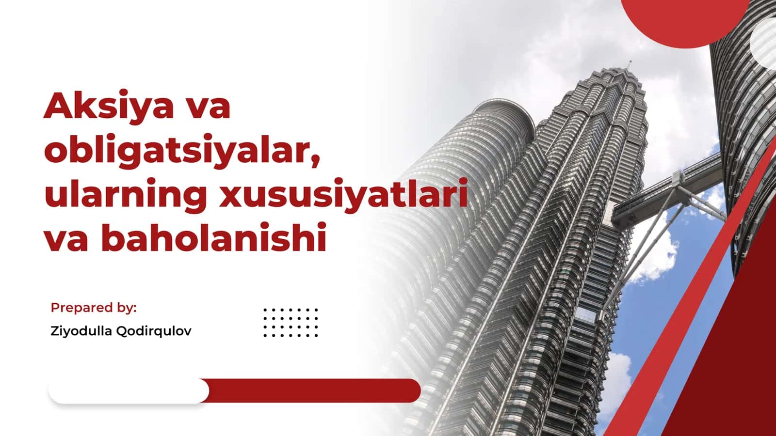 Aksiya va obligatsiyalar