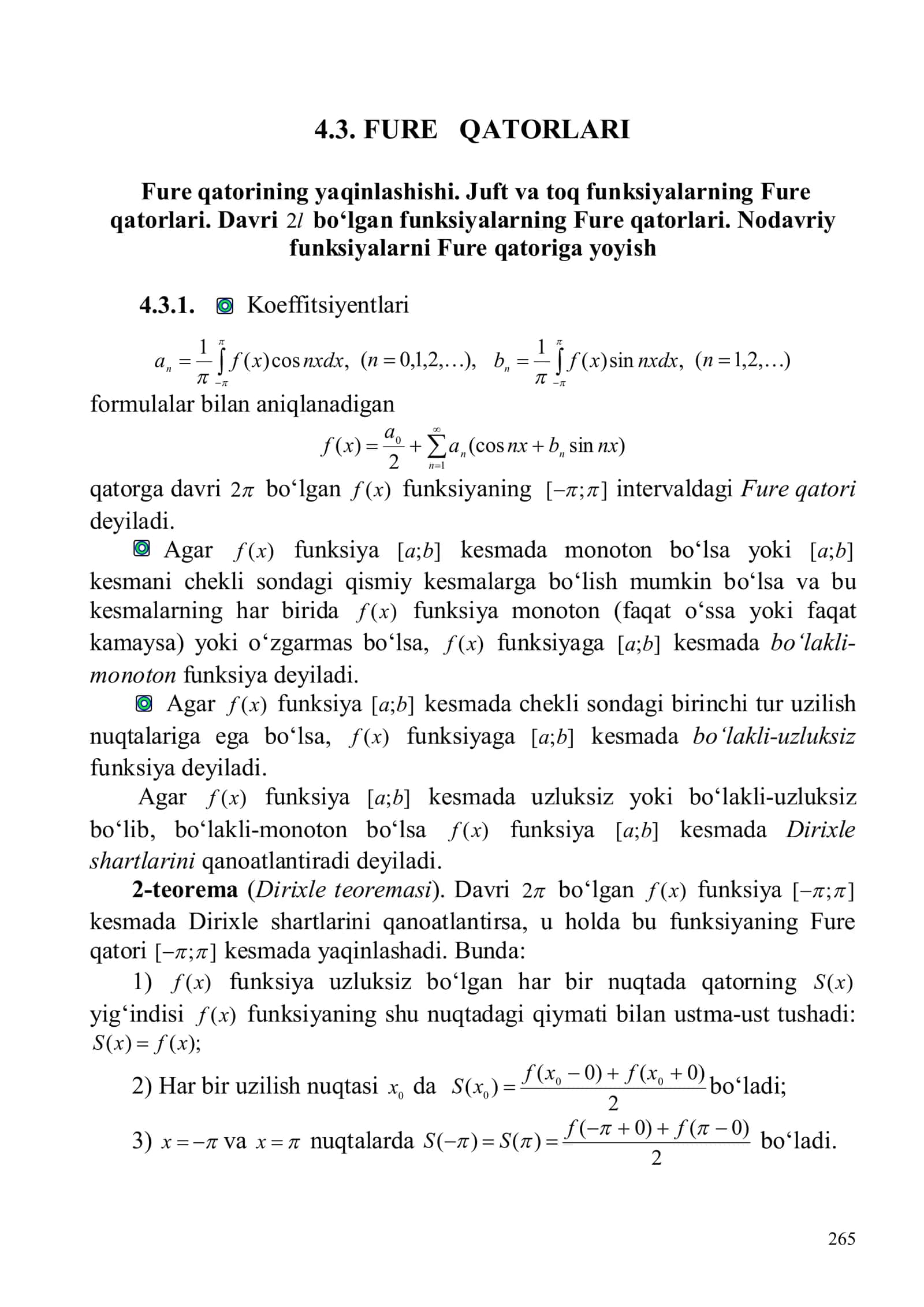 FURE QATORLARI