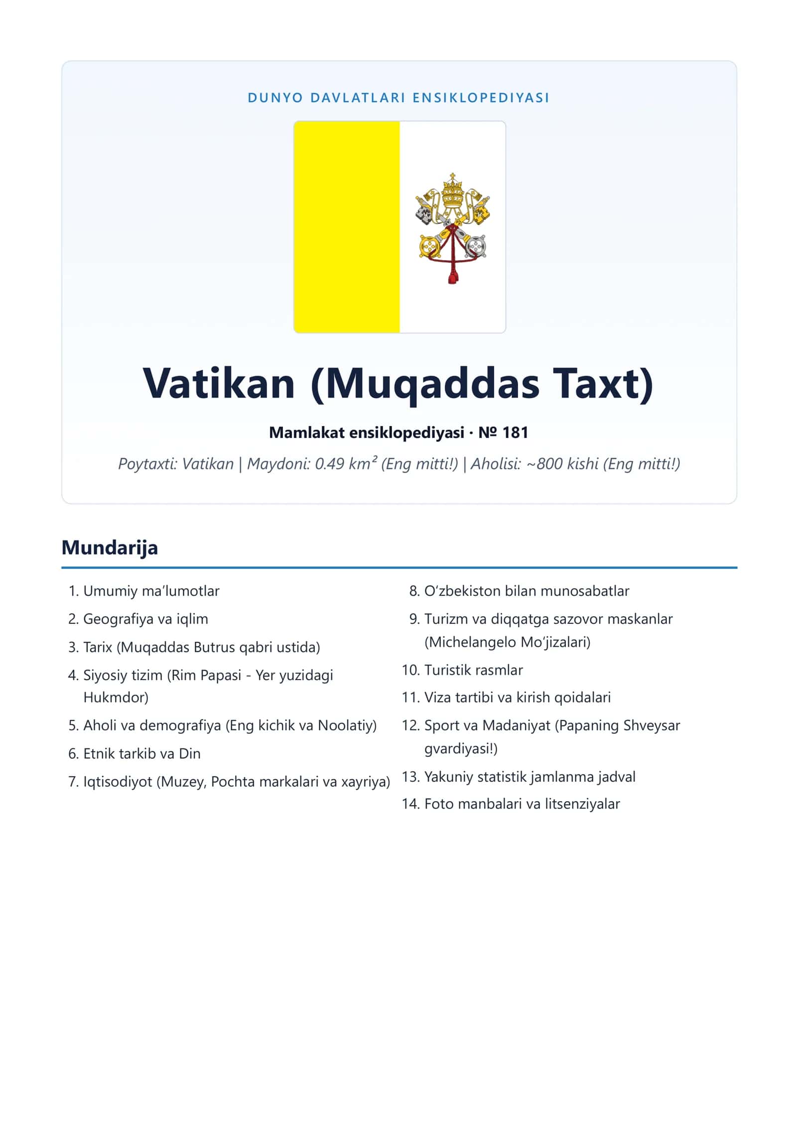DUNYO DAVLATLARI ENSIKLOPEDIYASI