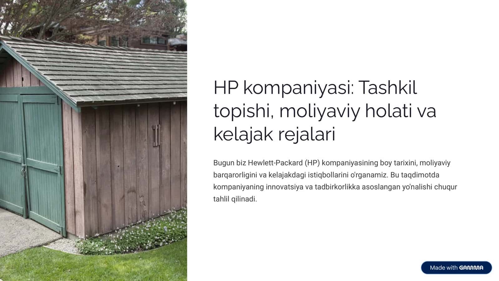Hewlett-Packard (HP) Kompaniyasi Tashkili, Boy Tarixi, Moliyaviy Ahvoli