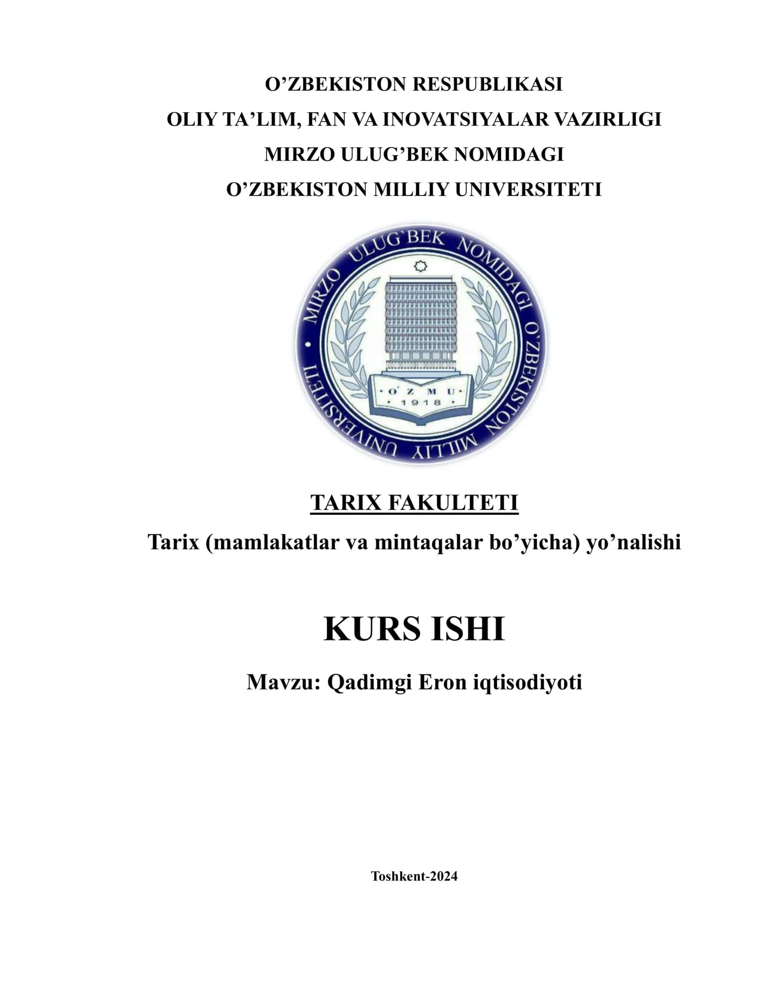 Qadimgi Eron iqtisodiyoti