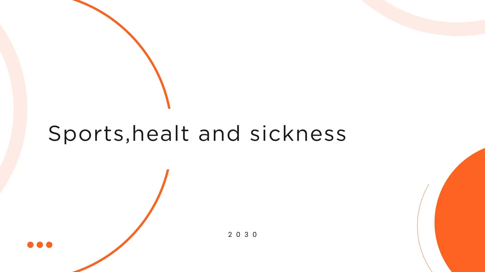 Health and Sports