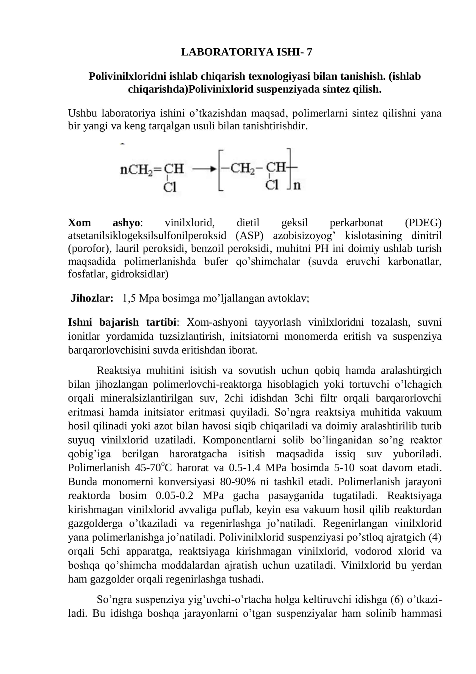 LABORATORIYA ISHI- 7