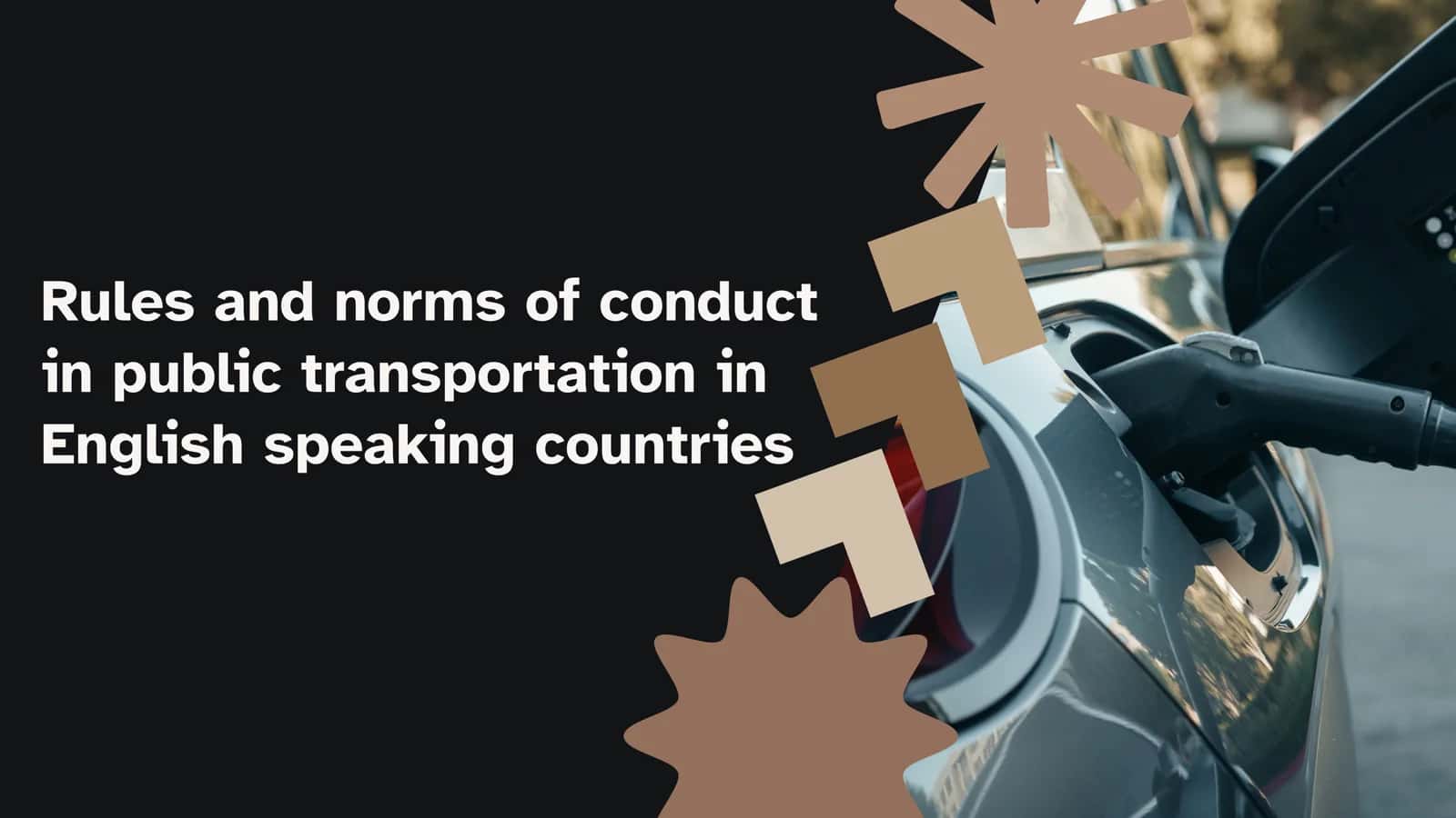 Norms of Conduct in English Speaking Country Public Transportation