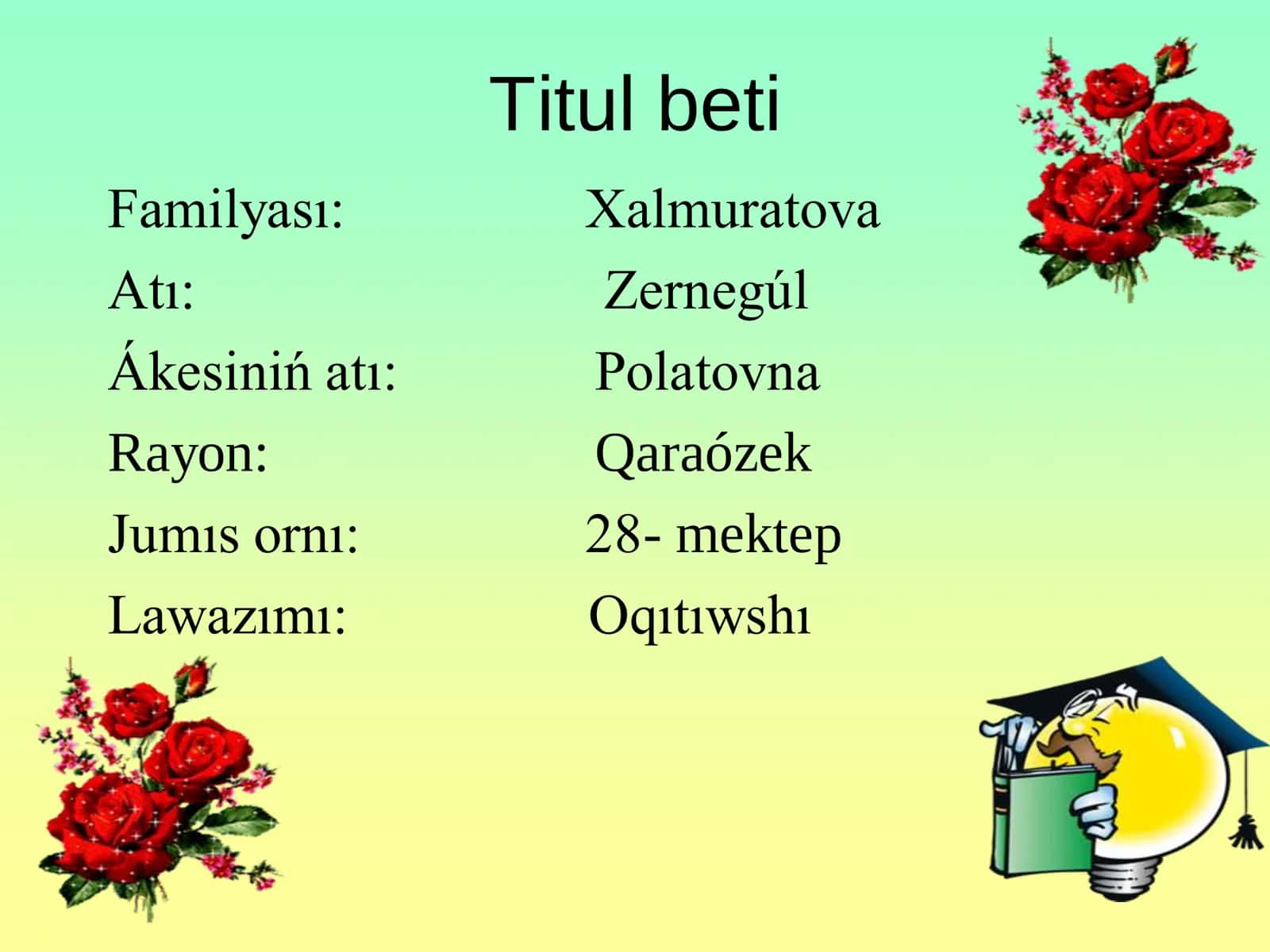 6-sinf Tabiiy fan Linzalar mavzusida dars ishlanma (Qoraqalpoq tilida)