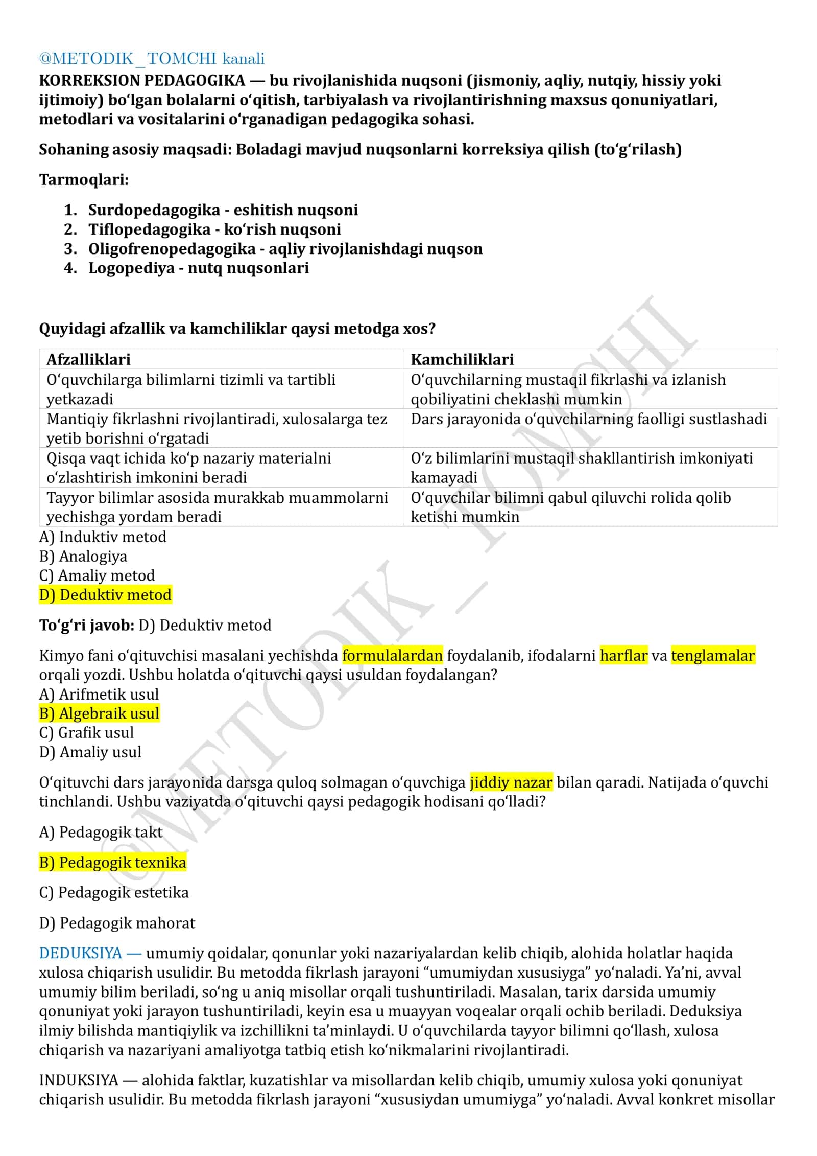 KORREKSION PEDAGOGIKA