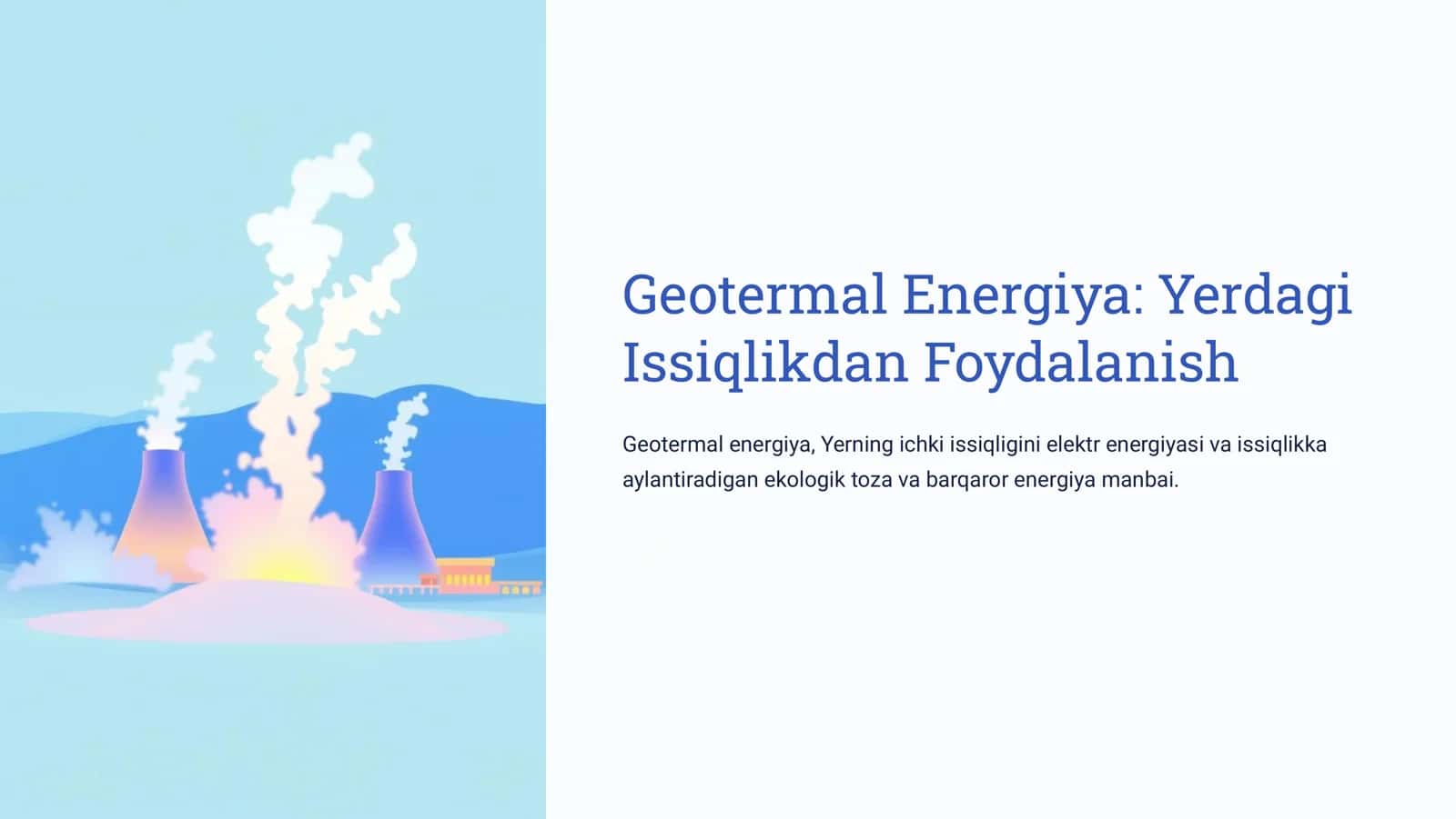 Geotermal Energiya