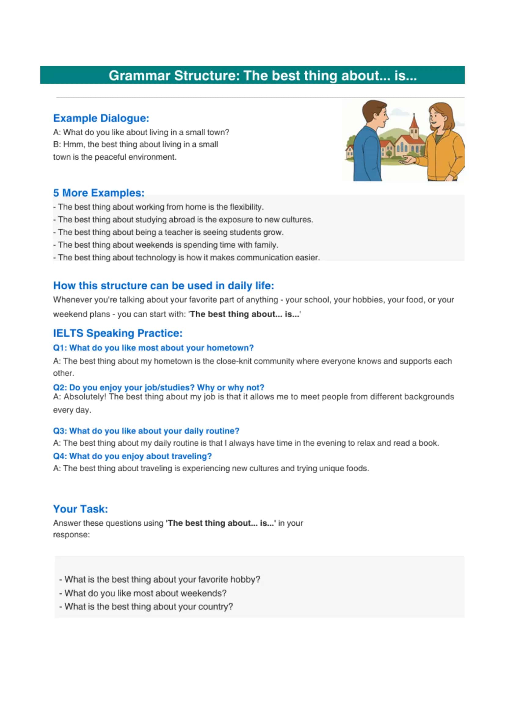 Speaking Grammar: gapirish uchun kerakli grammatik tuzilmalariingliz tili speaking grammar IELTS IELTS speaking ingliz tili grammatikasi maktab uchun o‘qituvchilar uchun o‘quvchilar uchun self study pdf material ingliz tili boshlang‘ich ingliz tili o‘rganish grammar practice speaking practice