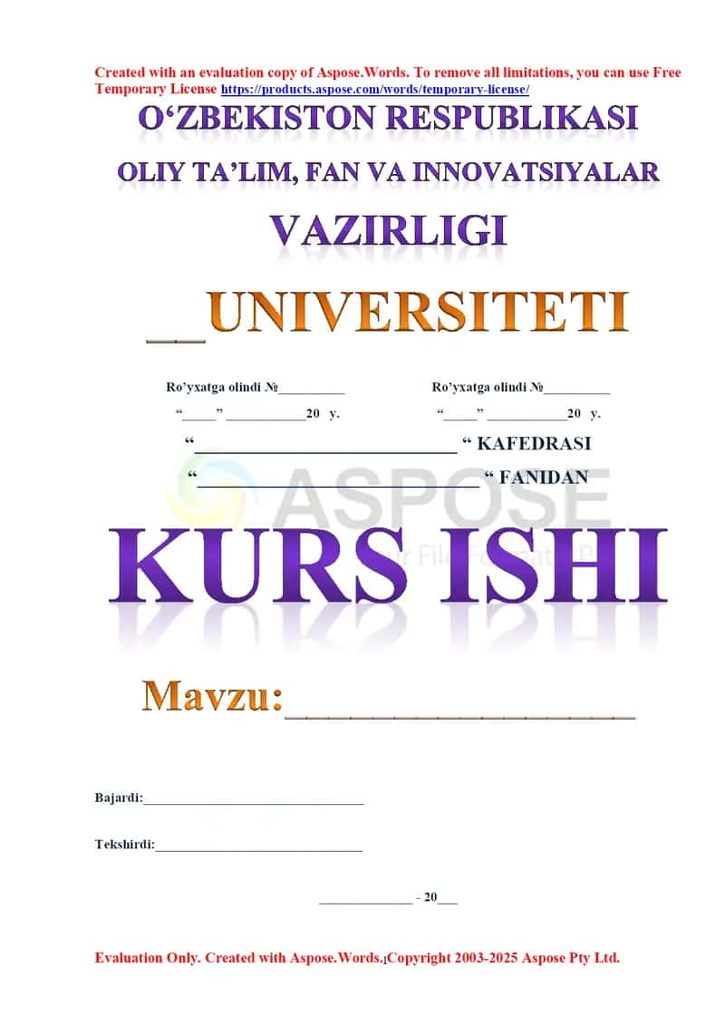 Boshlang‘ich sinflarda ona tilini o‘rgatish kurs ishi