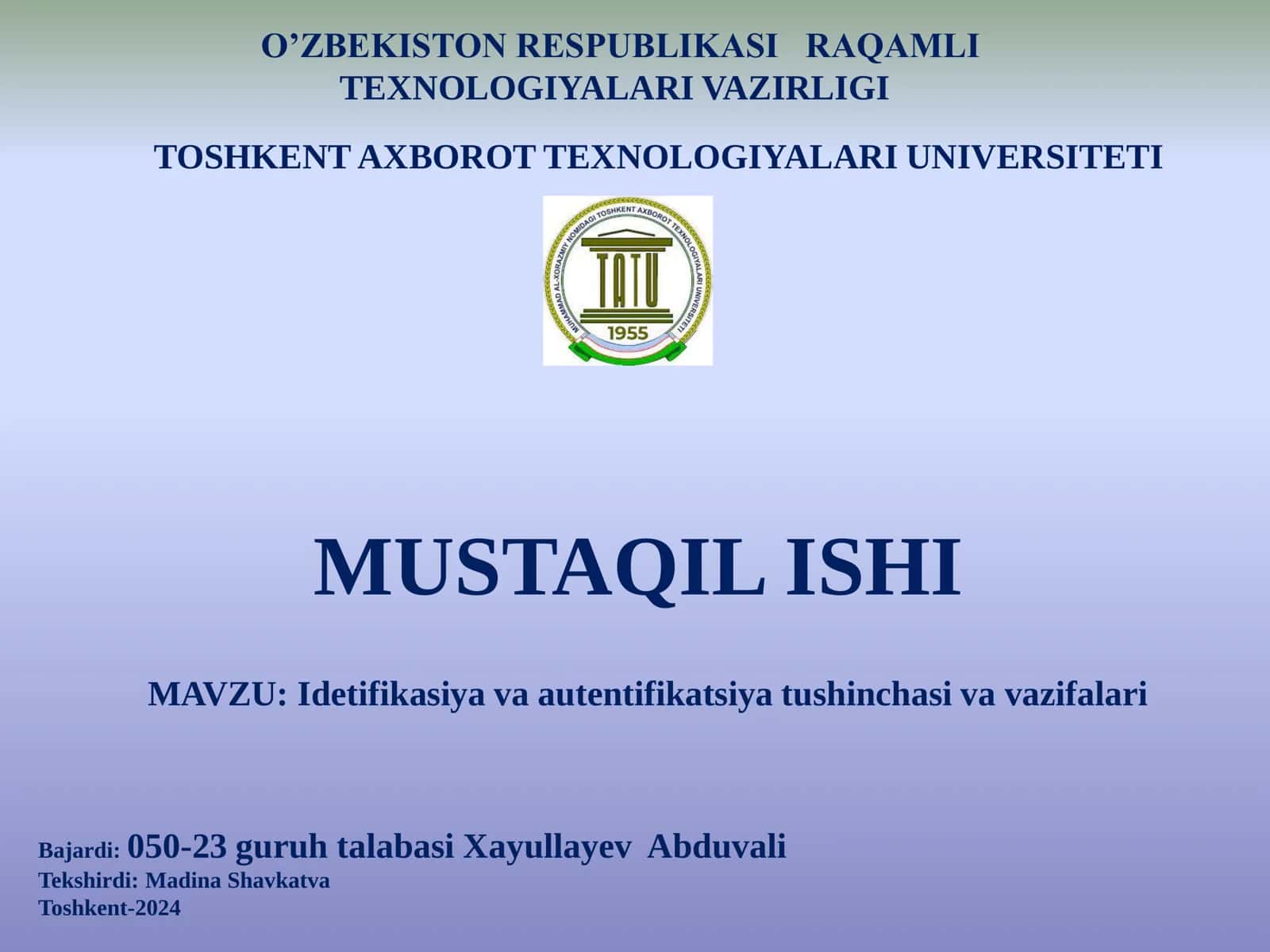 Xavfsiz parol boshqaruv tizimlari va autentifikatsiya usullari