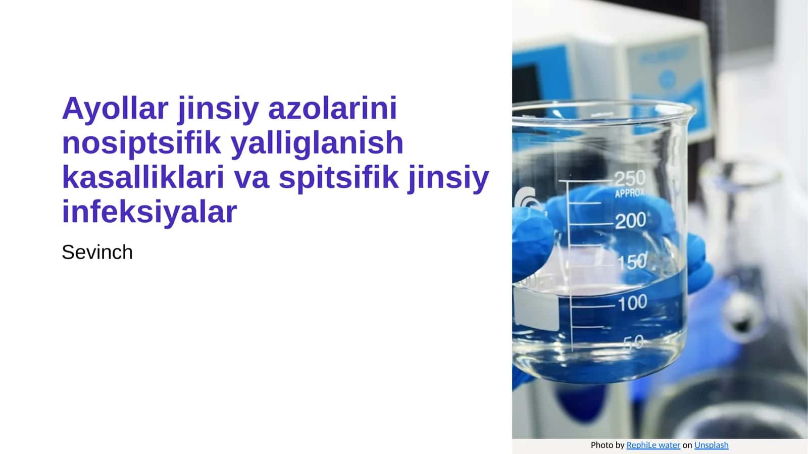 Ayollar jinsiy azolarini nosiptsifik yalliglanish kasalliklari va spitsifik jinsiy infeksiyalar