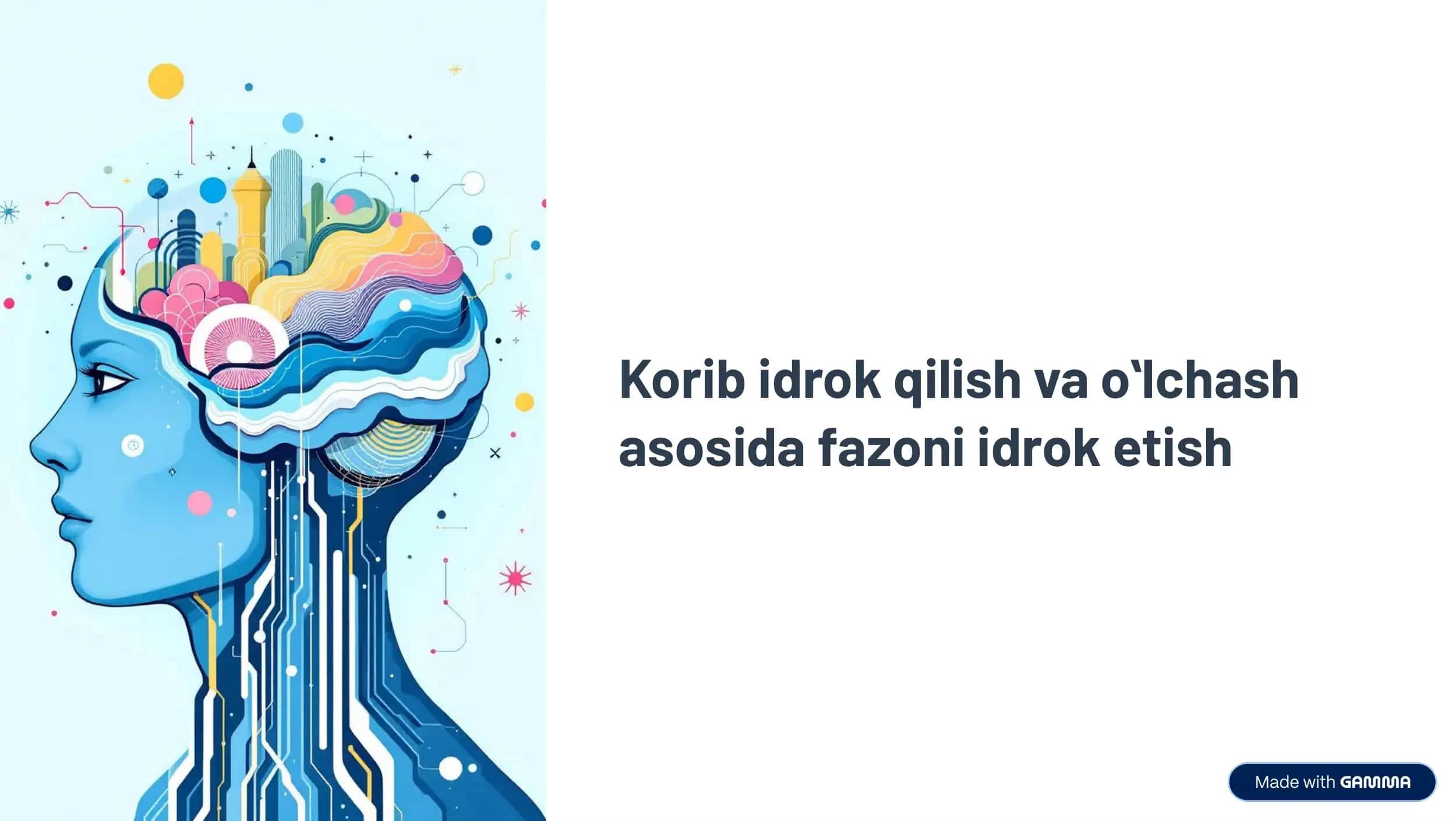Ko'rib idrok qilish.