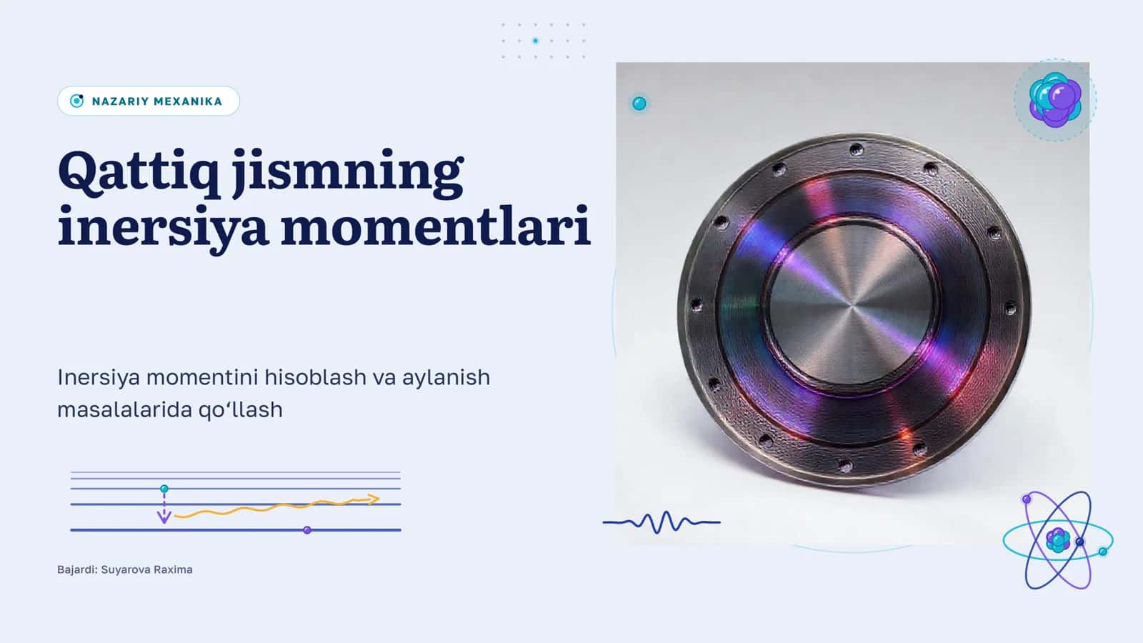 Qattiq jismning inersiya momentlari