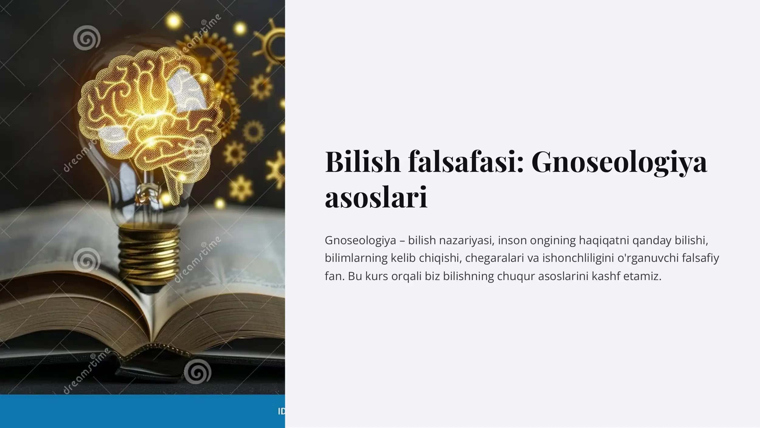 Bilish falsafasi (gnoseologiya)