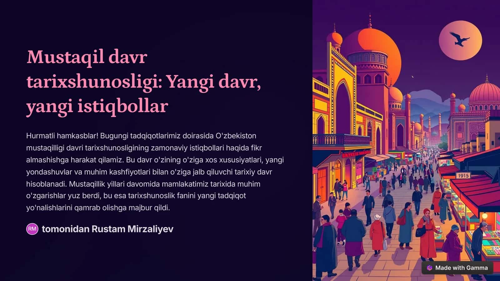 Mustaqil davr tarixshunosligi: Yangi davr, yangi istiqbollar