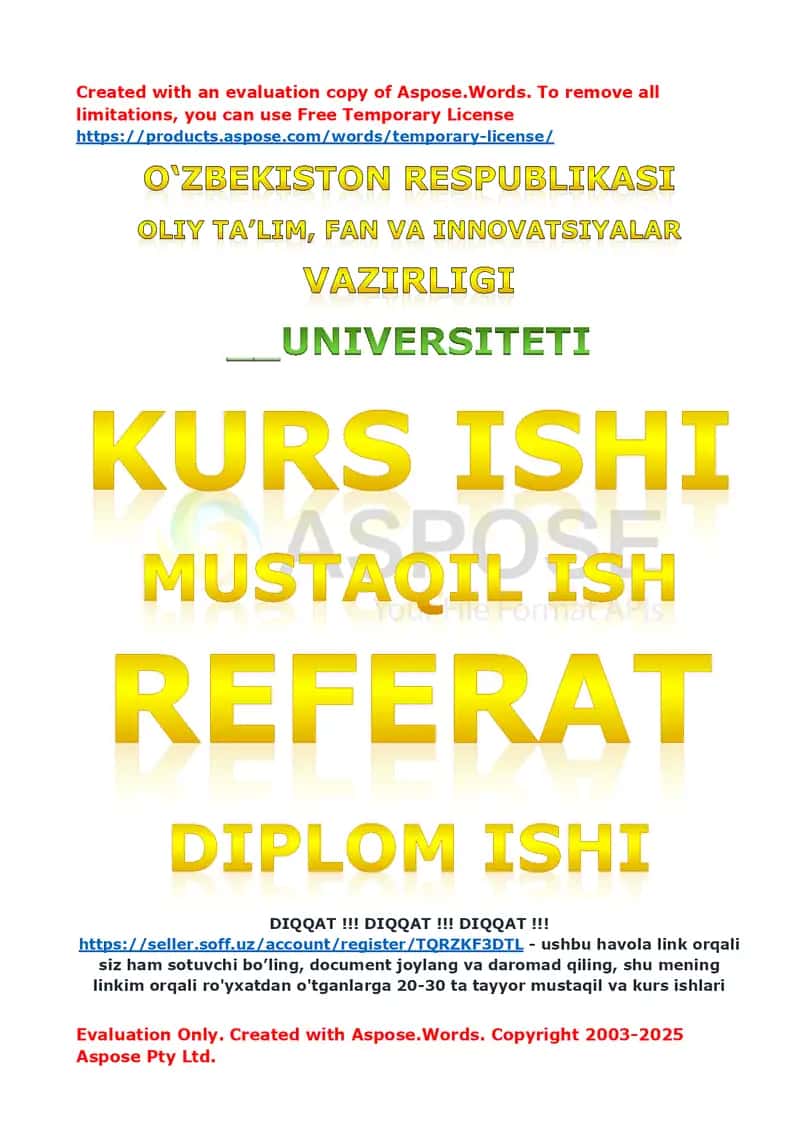 Sanoat korxonalarida shartnomaviy munosabatlarni tashkil etish