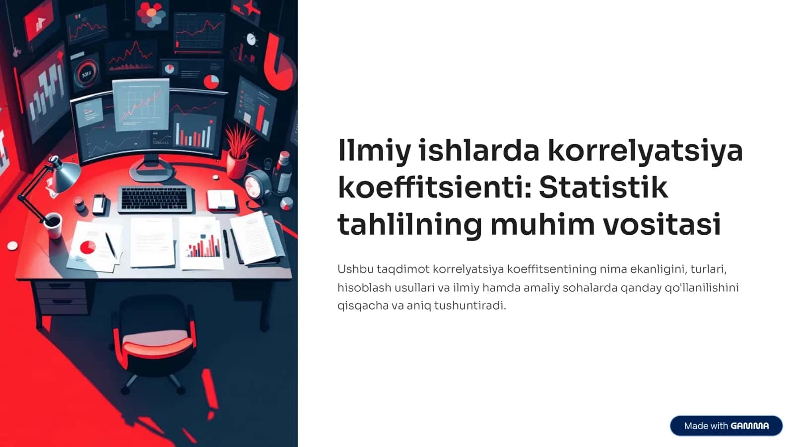 Ilmiy ishlarda korrelyatsiya koeffitsienti