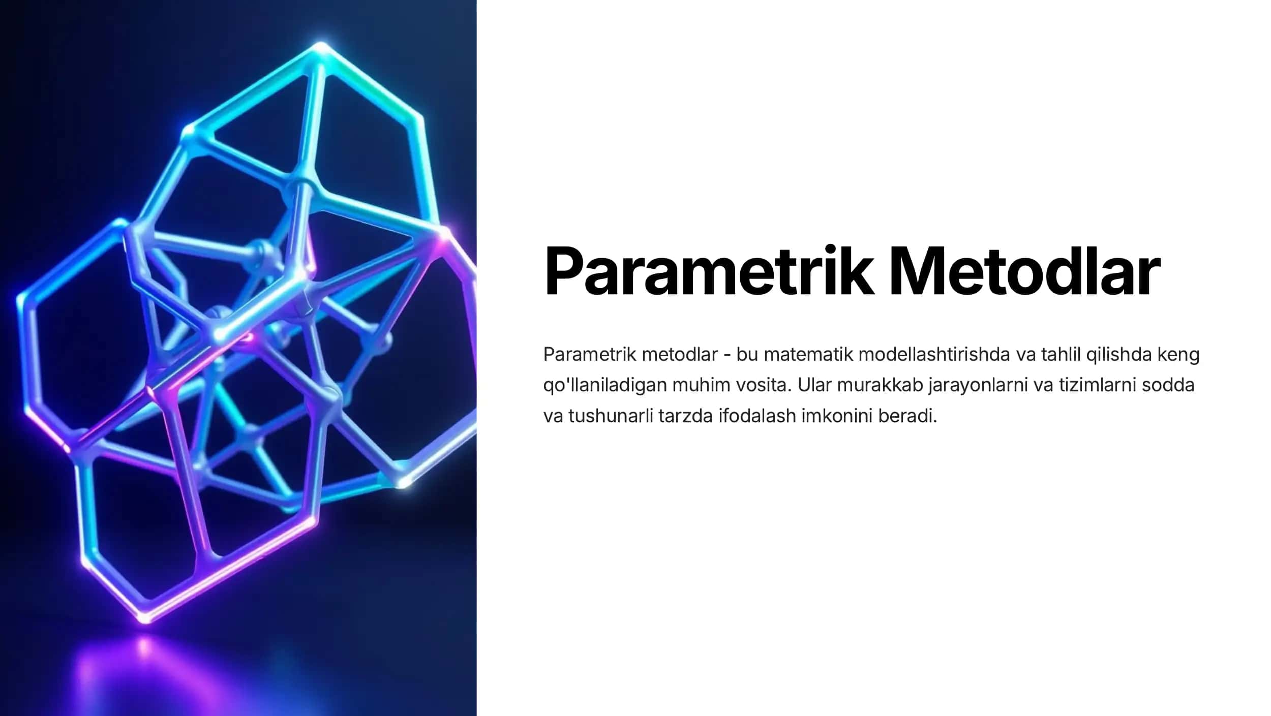 Parametrik Metodlar